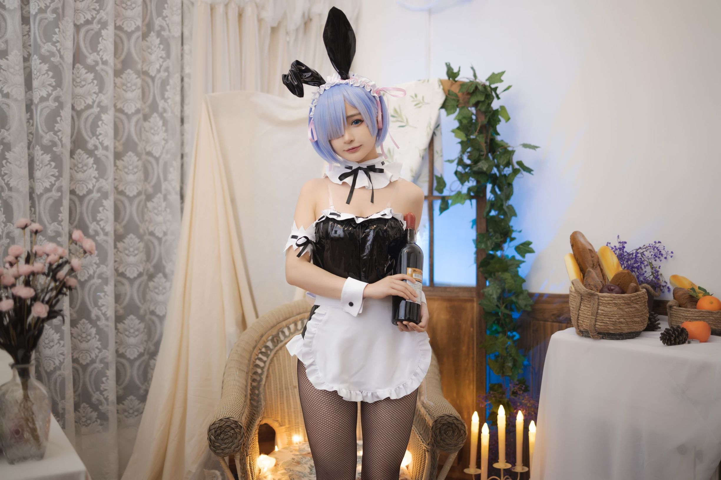 [网红COSER]桜井宁宁蕾姆兔女郎插图9